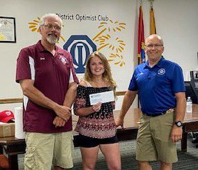Harrison awarded Optimist scholarship